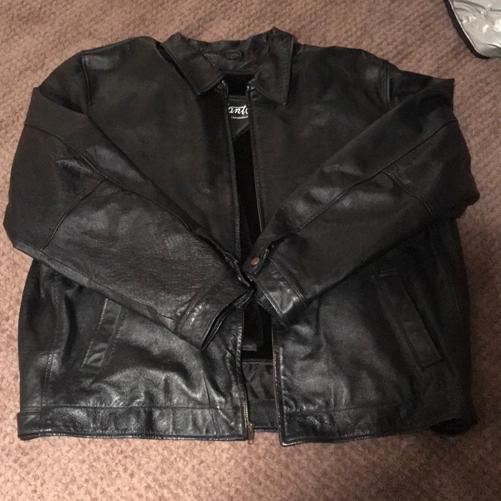 Black leather Jacket